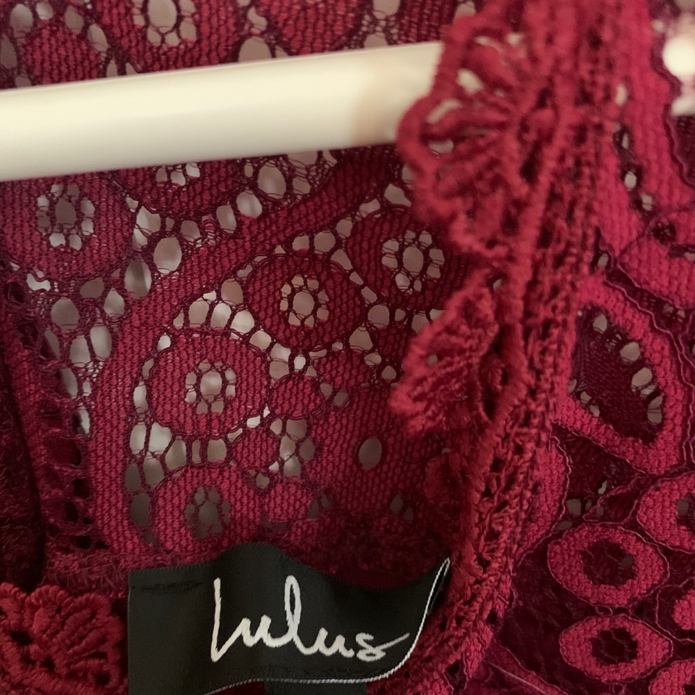 Lulus lace midi dress (out of stock on lulus!) - Picture 6 of 8